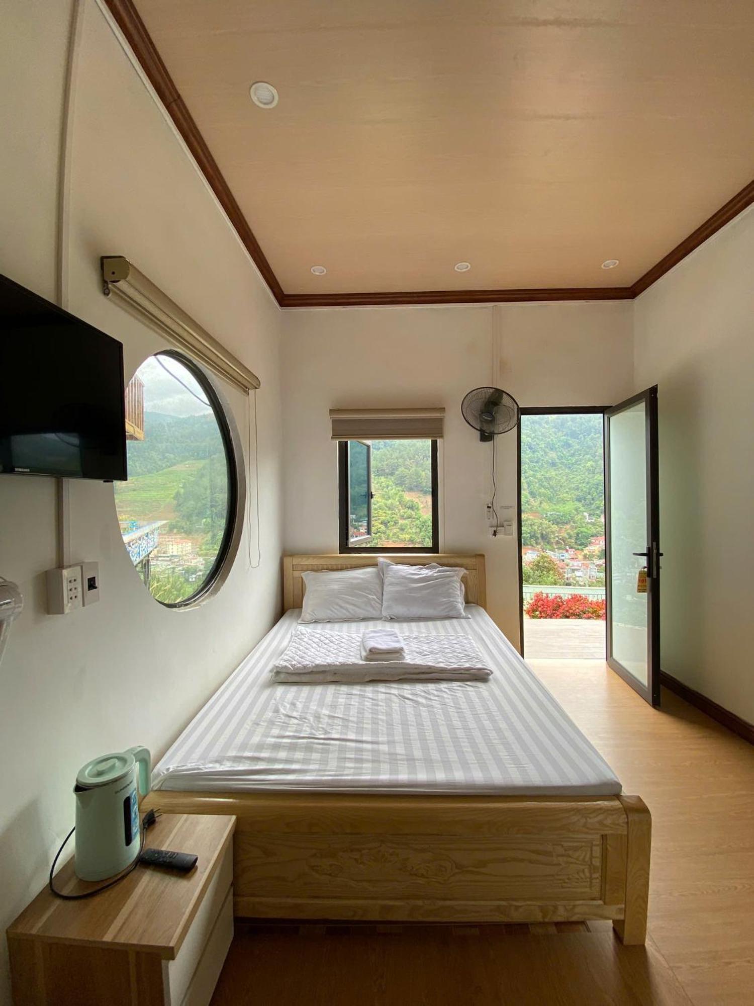 Nha Tren Doi - Windy Hill Hotell Mu Cang Chai Eksteriør bilde